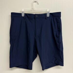 Greg Norman Collection Dark Blue Flat Front Shorts
